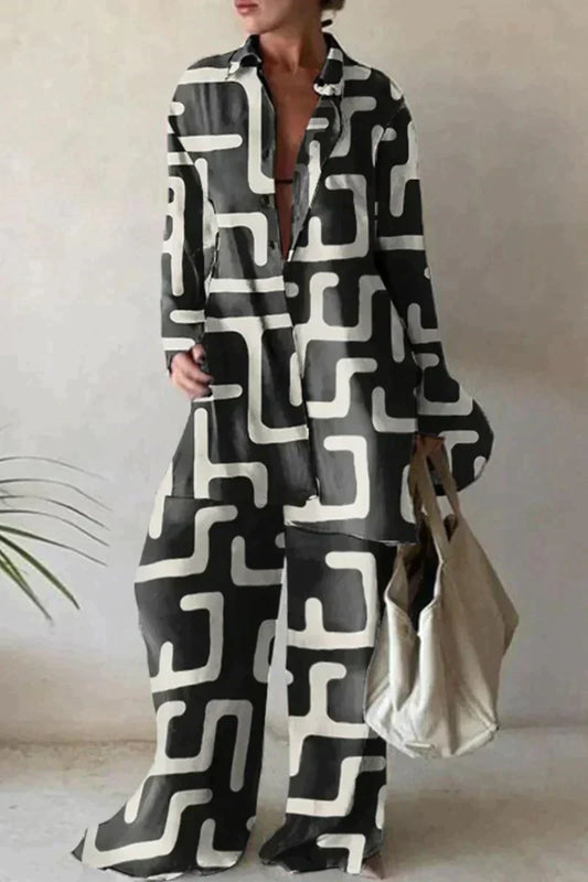 Ensemble d'été pantalon et haut pour femmes - Sandara