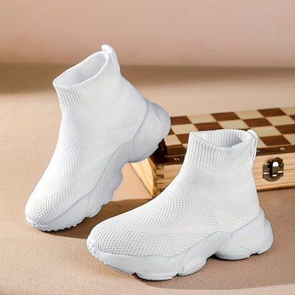 Boys' and Girls' Sock Shoes - Woven Breathable Shoes - Lucky