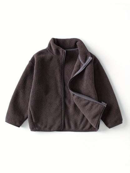 Veste polaire pour enfants en couleur unie - Fenley