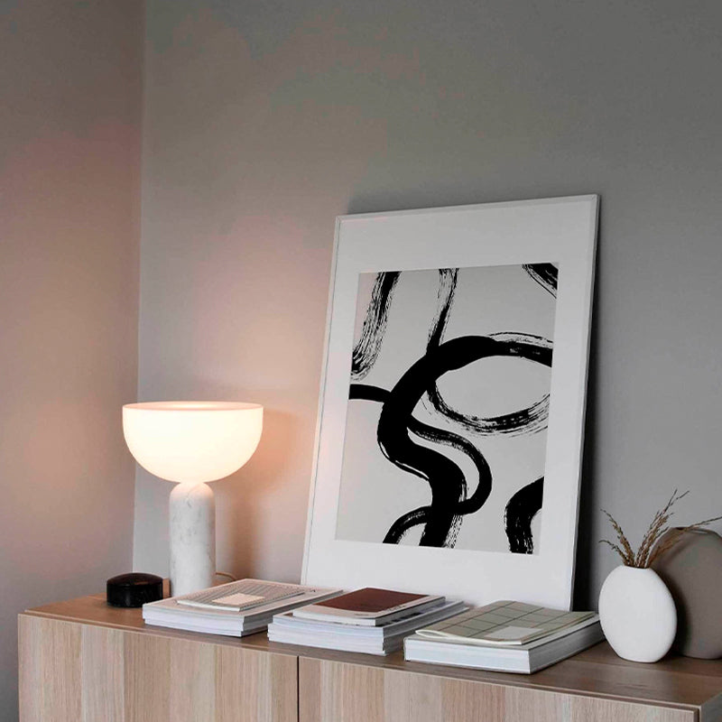 RajaStone - Lampe de table en marbre