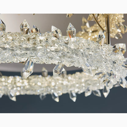 LuxeGlimmer - Modern Crystal Ceiling Light