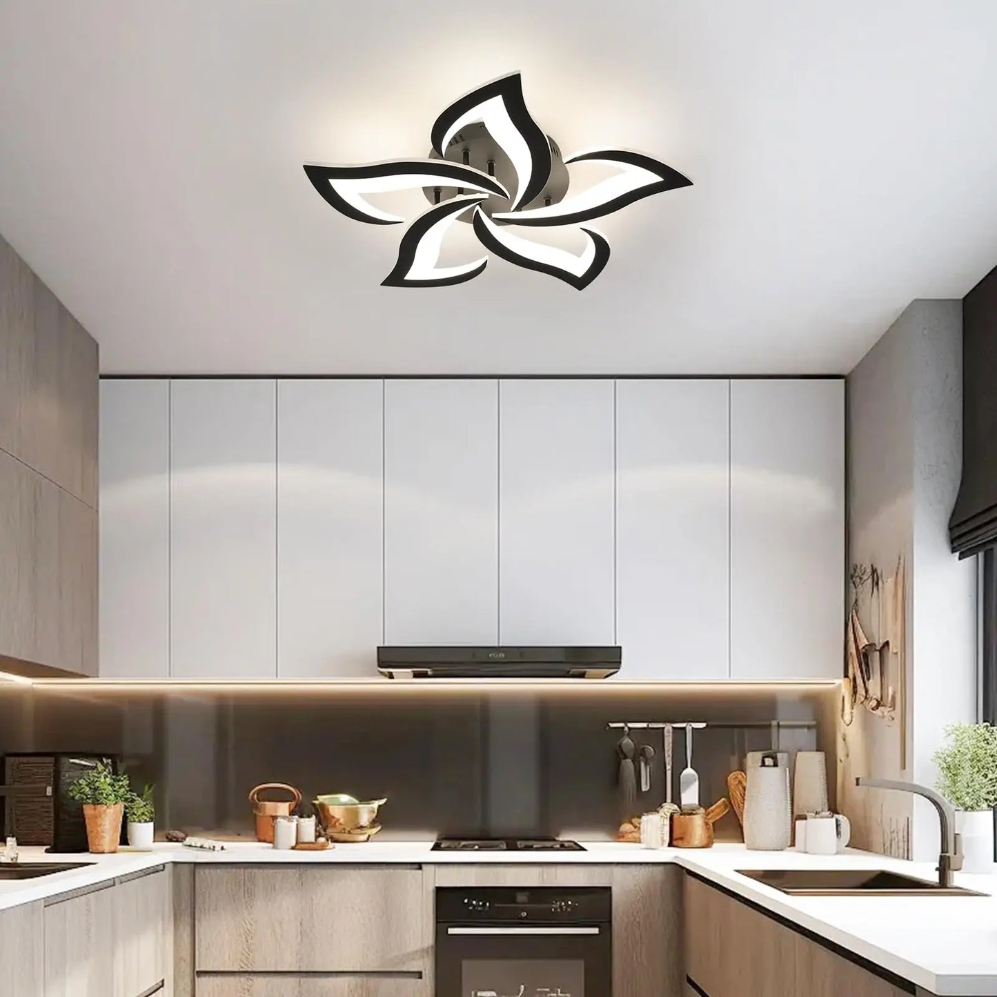 BrightWave - Atmospheric Acrylic Pendant Light with Adjustable Brightness