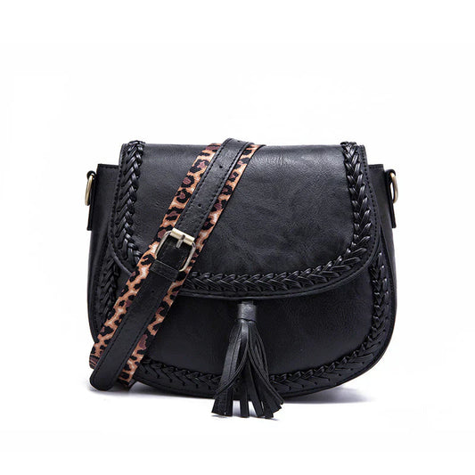 Remedios – Petit sac à bandoulière pour femmes avec décoration à pompon