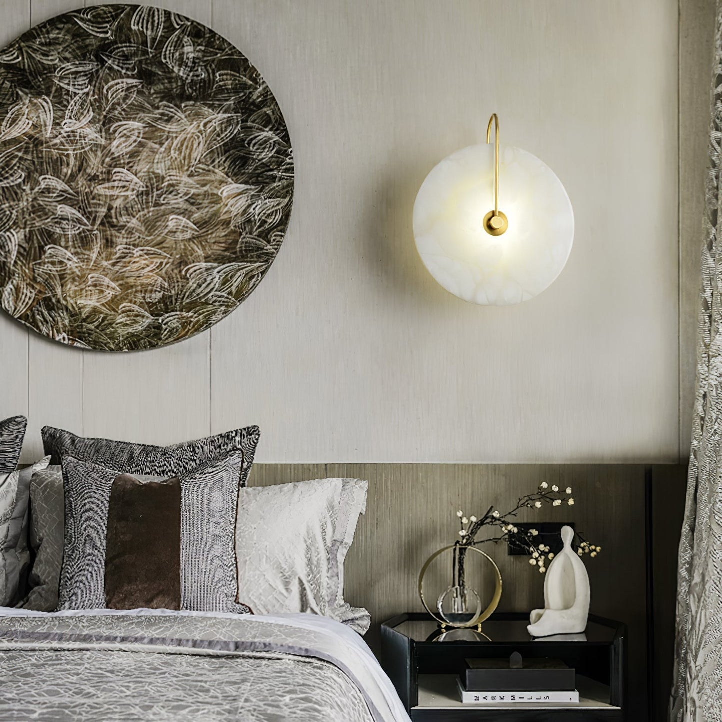 Moderne Rock | Elegant Stenvæglampe