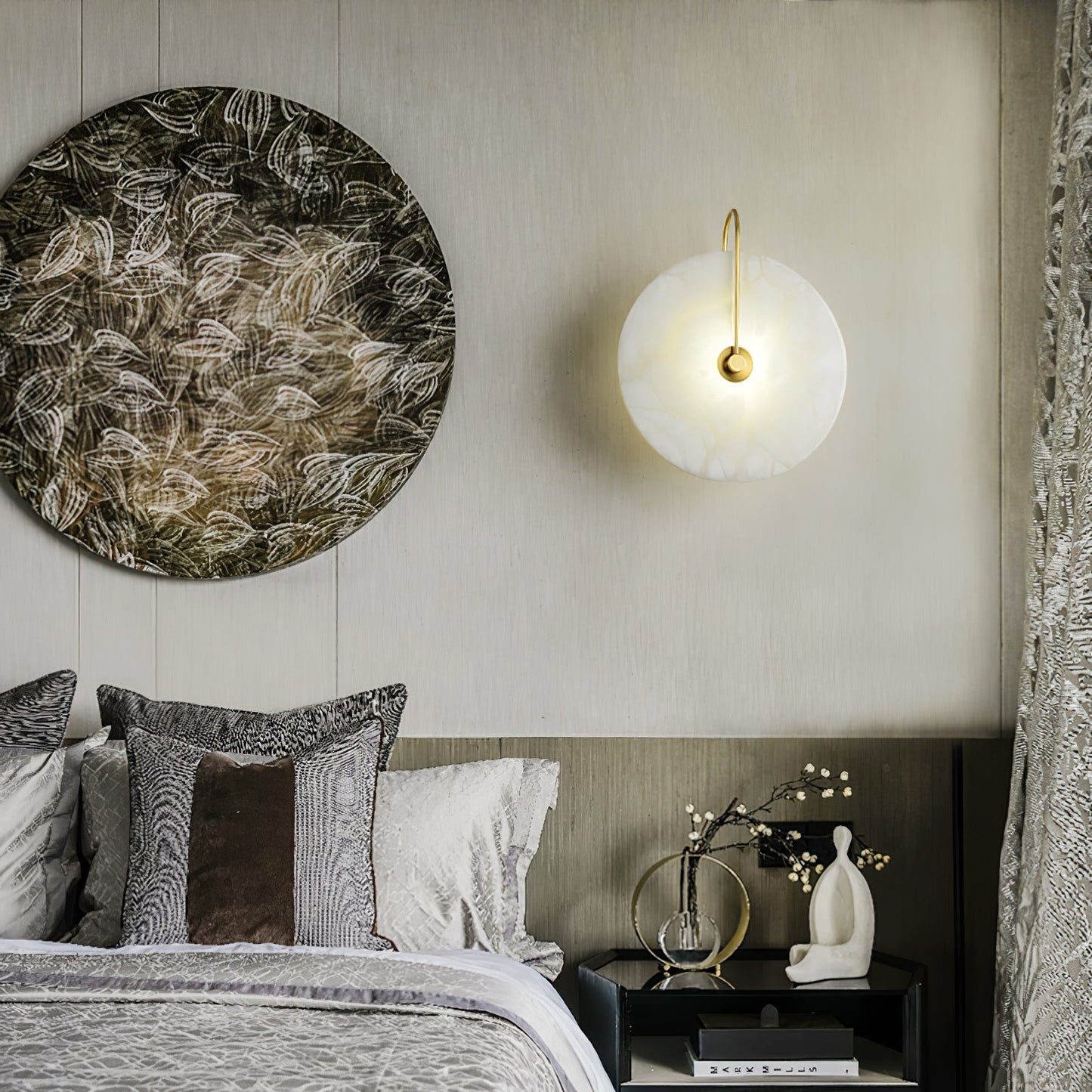 Moderne Rock | Elegant Stenvæglampe