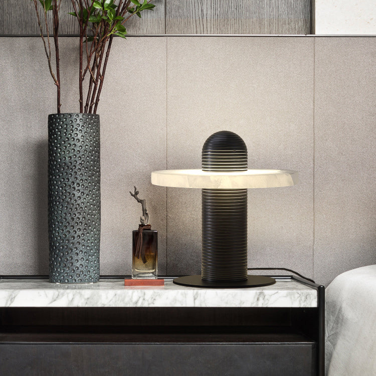 PlaneLight - Alabaster Bordlampe