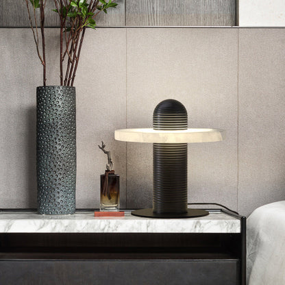 PlaneLight - Alabaster Bordlampe