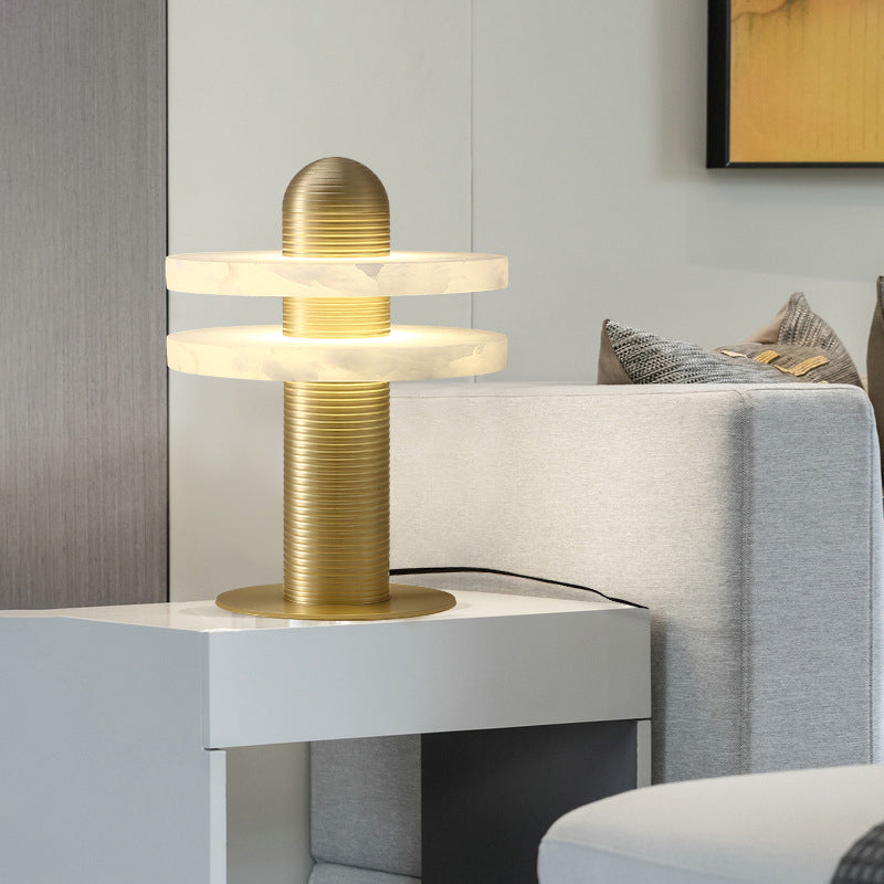 PlaneLight - Alabaster Bordlampe