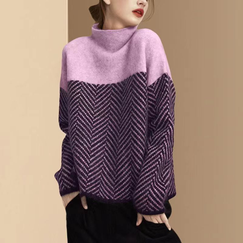 PureKnit - Pull à col roulé doux et élégant