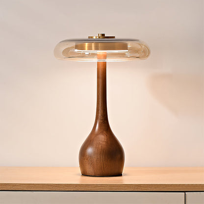 WoodLuxe - Lampe de table design avec LED réglable