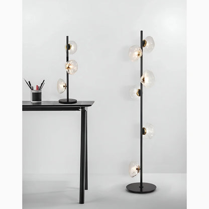 CloudGlow - Kunstnerisk glas LED-gulv- og bordlampe