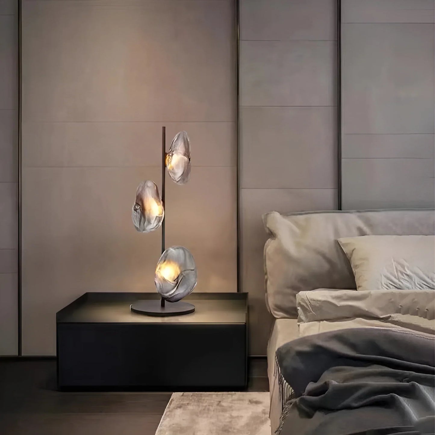 CloudGlow - Kunstnerisk glas LED-gulv- og bordlampe