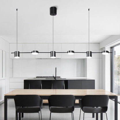 SleekLine - Stylish LED Linear Pendant Light with Adjustable Cable