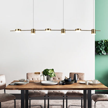 SleekLine - Stylish LED Linear Pendant Light with Adjustable Cable