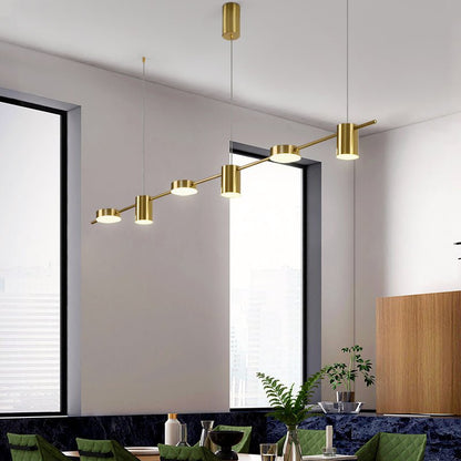 SleekLine - Stylish LED Linear Pendant Light with Adjustable Cable