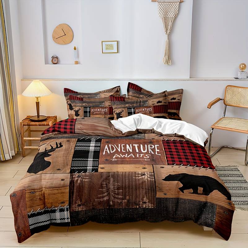 TimberTales - Abenteuerliches Wald-Bettbezug-Set