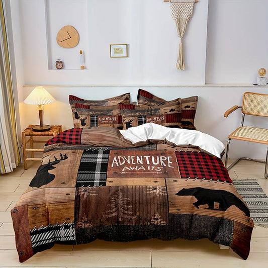 TimberTales - Abenteuerliches Wald-Bettbezug-Set