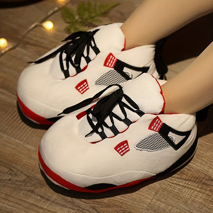 Chaussons d'intérieur unisexes pour enfants, chauds, confortables, en peluche, antidérapants - Adel