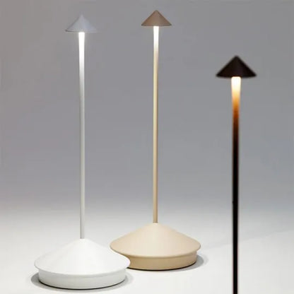 Nordisk design LED stearinlys bordlampe - vandtæt dæmpbar
