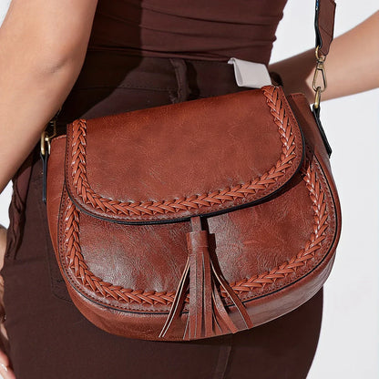 Remedios – Small Ladies' Shoulder Bag with Tassel Decoration