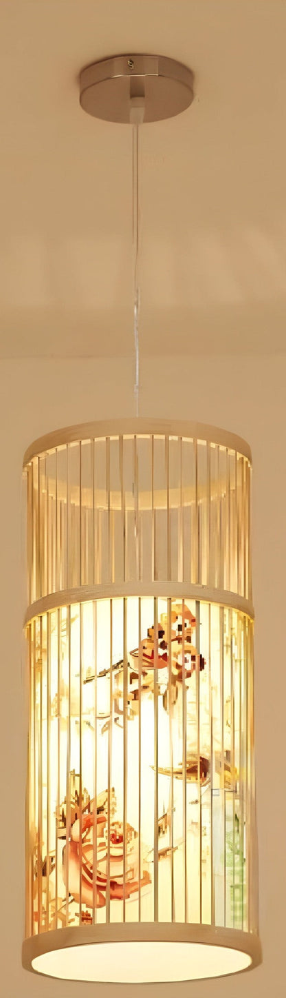 SilkAura - Oriental Ceiling Lamp