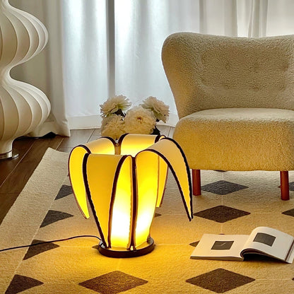 LuxeBanana - Table Lamp with Cheerful Banana Shape and Subtle Lighting