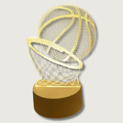 CourtGlow - Basketball-Illusion Tischlampe mit USB