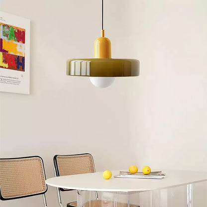 BauhausGlow | Coloured Glass Pendant Light