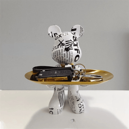 ArtBear - Bear Sculpture with Tray