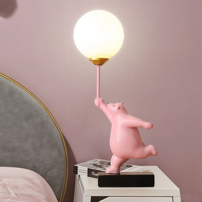BeerLuxe - Lampe de table avec ours mignon et éclairage intime