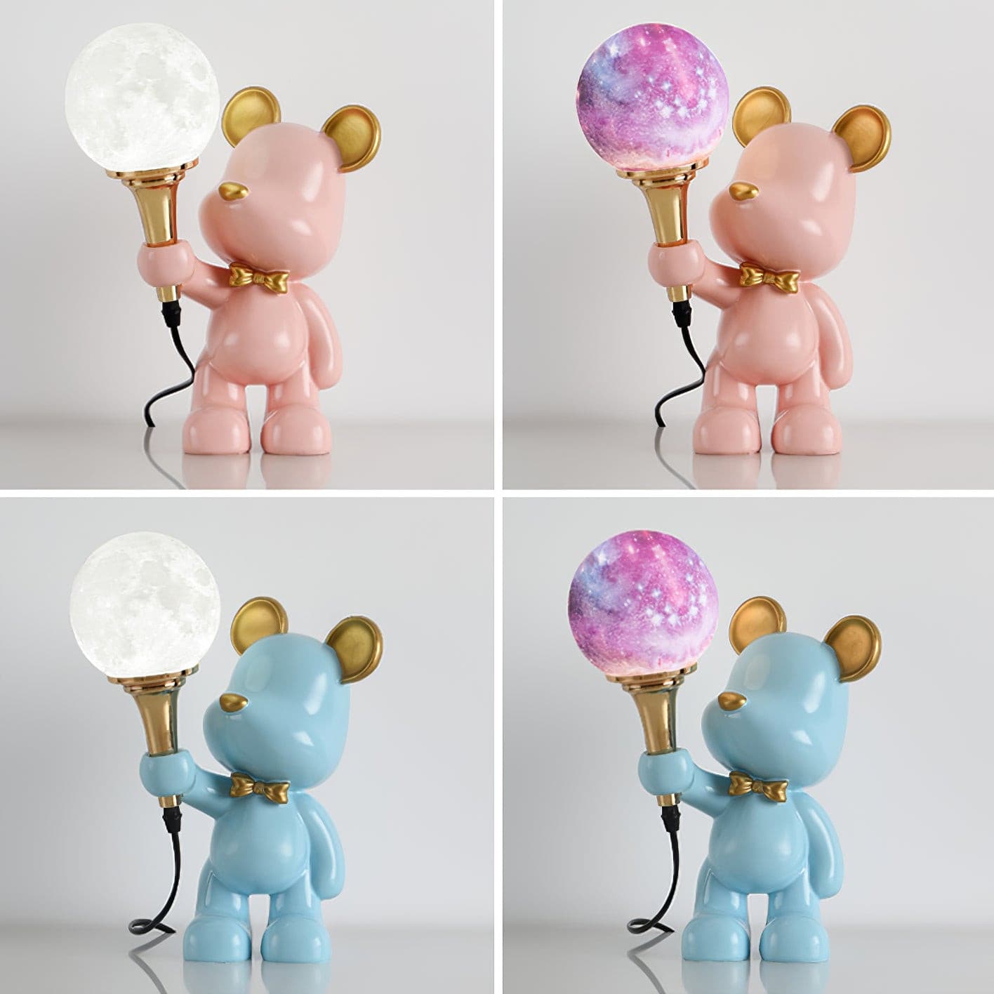 StarBear - Nachtlicht mit Sternprojektion und Bärenform