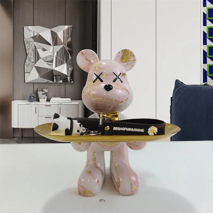 ArtBear - Bear Sculpture with Tray