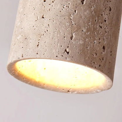 Travertine Glow - Elegant Ceiling Light for Staircase