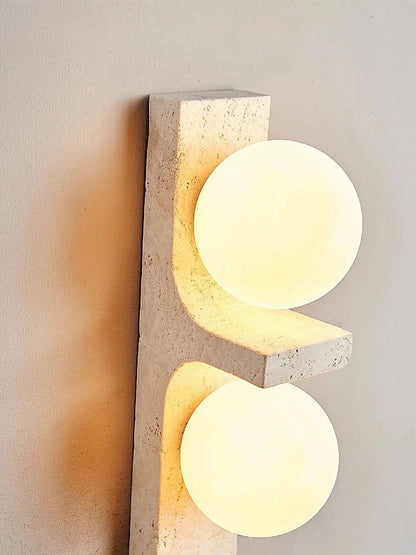 StoneGlow - Lampes murales à bandes LED longues pour salon