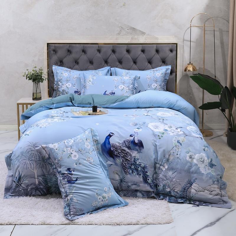 BlueSolaire - Luxus-Bettwäsche-Set aus ägyptischer Baumwolle