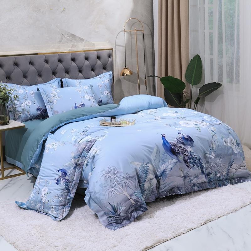 BlueSolaire - Luxus-Bettwäsche-Set aus ägyptischer Baumwolle