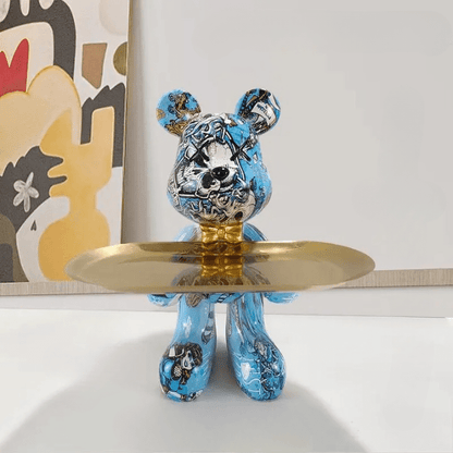 ArtBear - Bear Sculpture with Tray