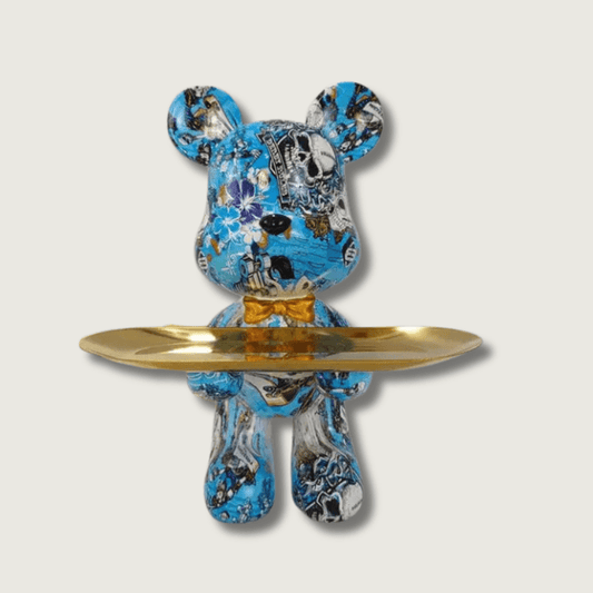 BearTag - Sculpture d'ours graffiti