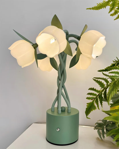 PetalLight - Elegant blomsterinspireret bordlampe