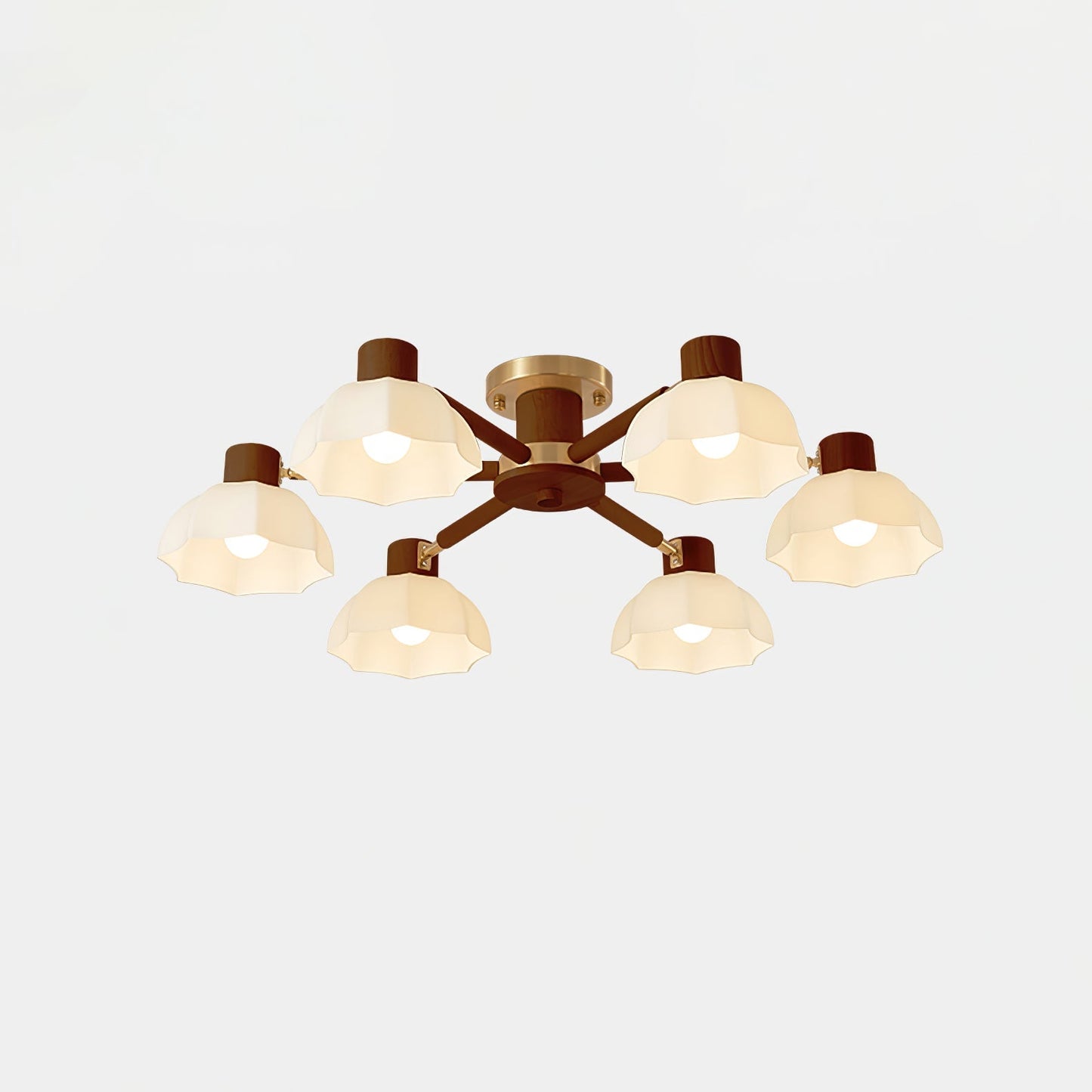FloralLuxe - Deckenlampe mit Blumendesign und stimmungsvoller Beleuchtung