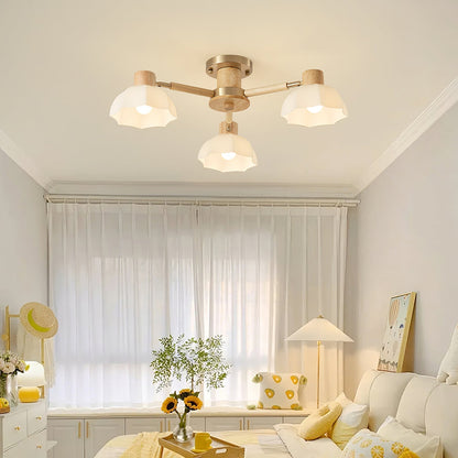 FloralLuxe - Deckenlampe mit Blumendesign und stimmungsvoller Beleuchtung