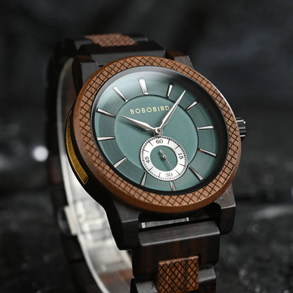 WoodlandChrono – Håndlavet træ forretningsur