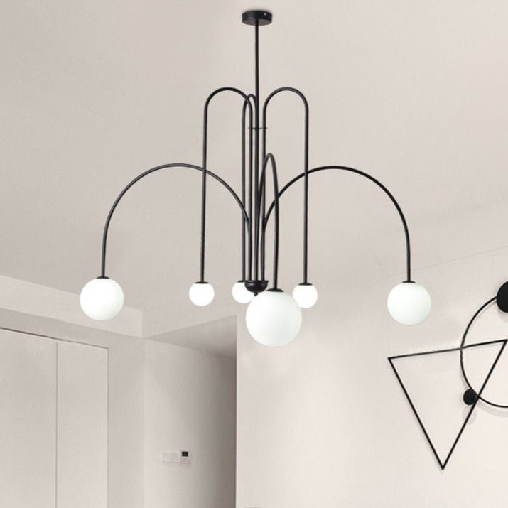 BoogLicht - Modern Pendant Chandelier with Stylish Curves