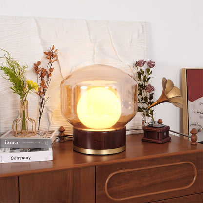 BouleLuxe - Bordlampe med geometrisk stil og varm atmosfære