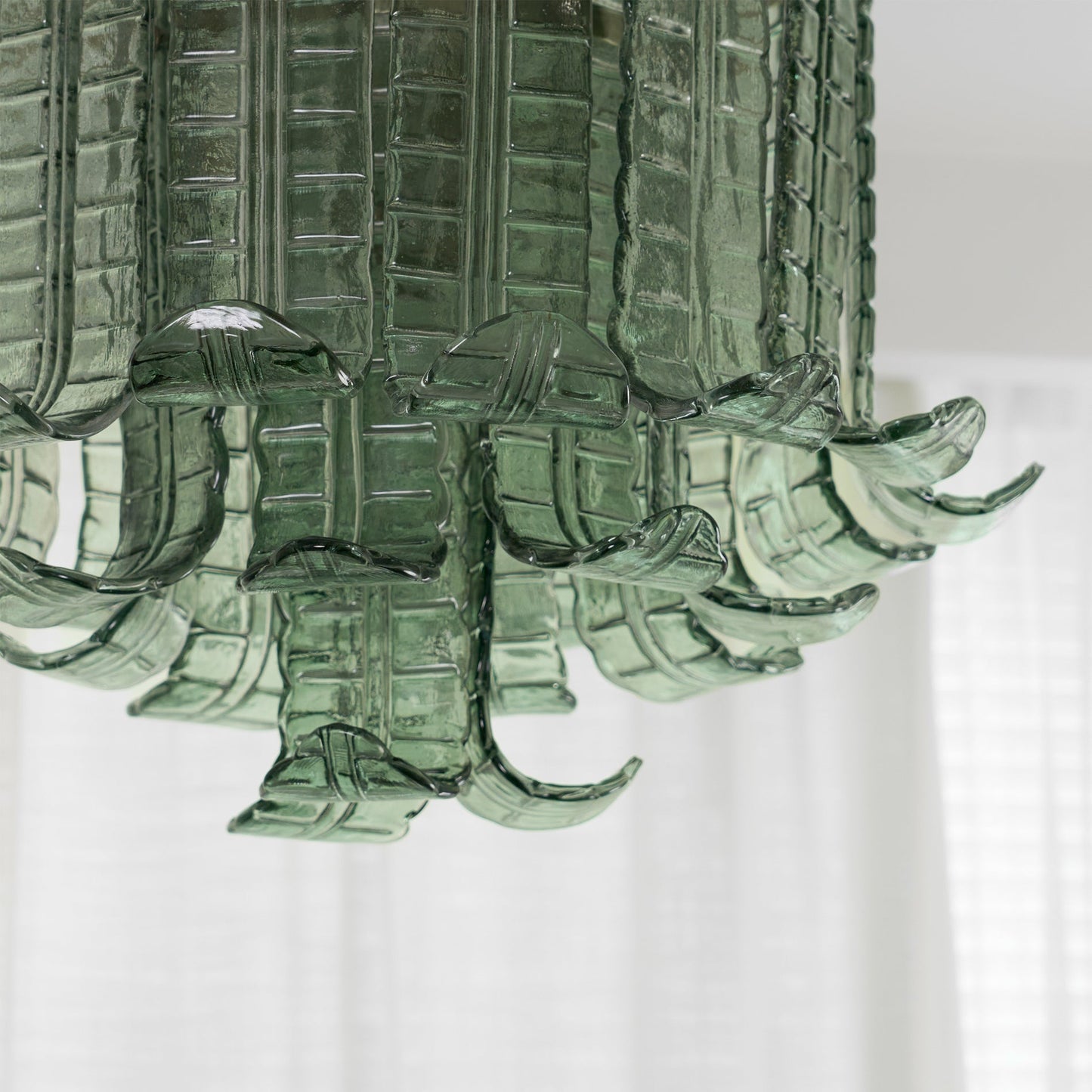 LuxeMurano - Ceiling Light with Italian Glass Style and Subtle Lighting
