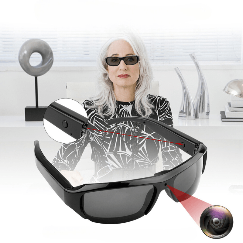 VisionCam - Lunettes intelligentes 1080P avec fonction d'enregistrement