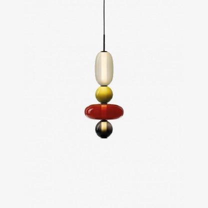 Pendant Light Made of Candied Glass