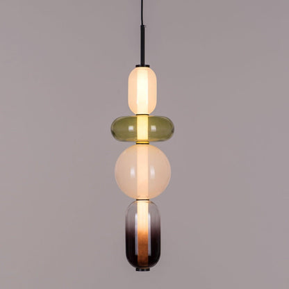 Pendant Light Made of Candied Glass
