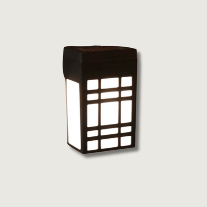 ZenGlow - Japansk solcellelampe til udendørs væg
