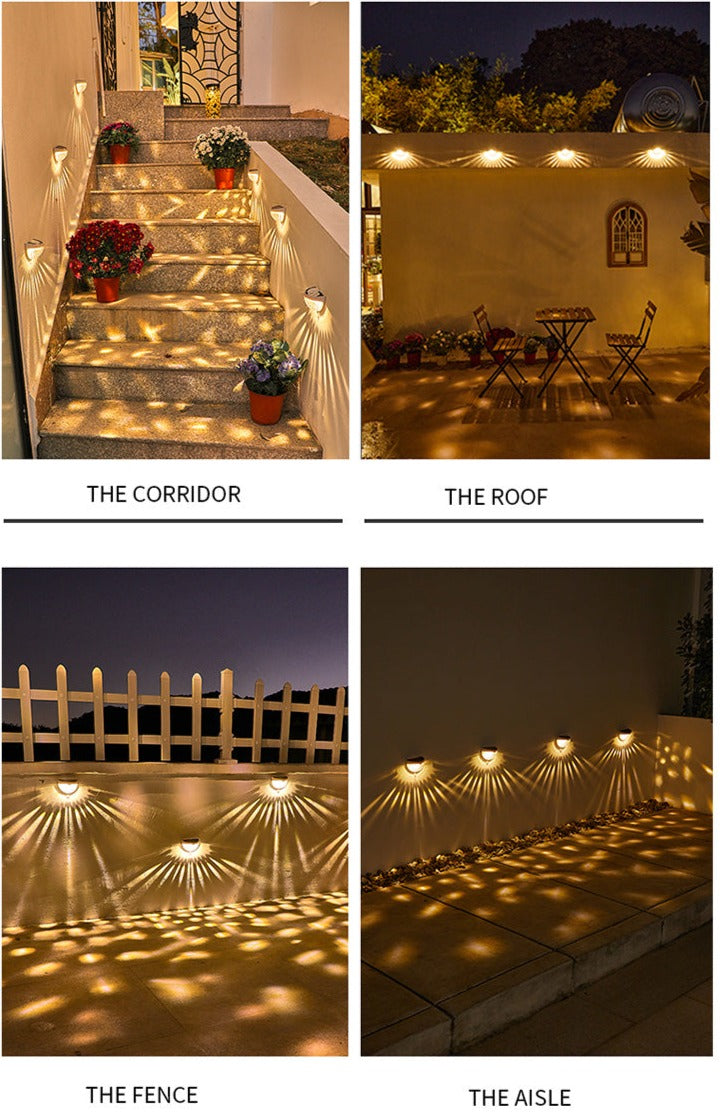 PhantomLight - Lampe Murale Solaire avec Éclairage Moderne pour l'Extérieur
